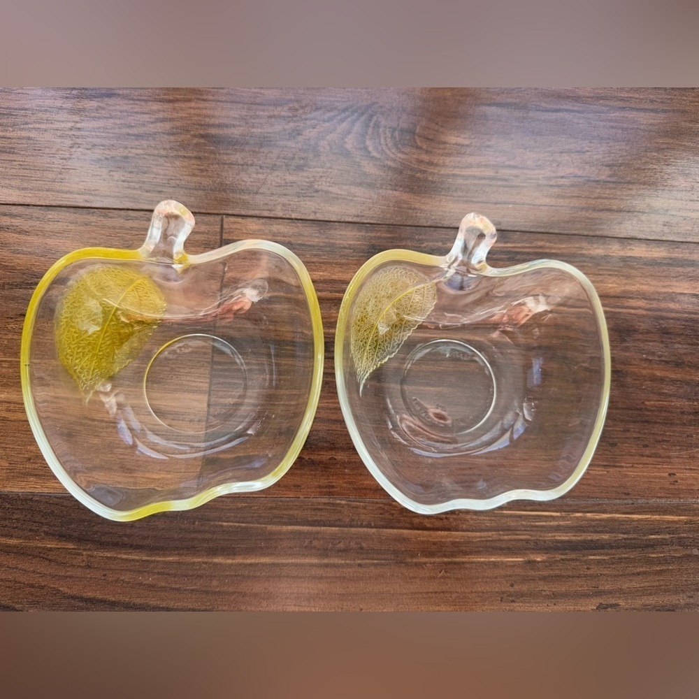 Vintage apple shaped dishes from Indonesia